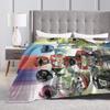 M-Mighty Morphin  P-Power Rangers Coperte Calde Morbide Per Bambini Adulti Divano Sedia Divano Letto Coperta in Flanella Copriletto