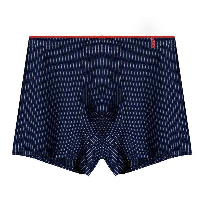 Pure Cotton Antibacterial Men's High Elastic Boxer Briefs
