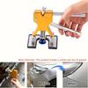 Paintless Dent Repair Kit - Professional  Body Dent Puller with 18 Tabs, Mats (Minor Dent Removal Tool for Doors/Hoods | Non-Paint Damage Fix)