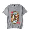 Playing Cards Heart KQ Graphic T Shirts Couples Y2k Fashion Queen King Tees Harajuku Funny Boyfriend Girlfriend Tee Loves Shirt