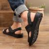 Men's Sandals Thick-soled Summer Non-slip Casual Shoes Comfortable Wear-resistant Outer Wear Dual-use Sandals and Slippers Dad Beach Shoes