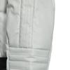 adidas Originals Solid Color Brand Logo Pattern Stand Collar Sports Warm Jacket Down Coat Women Jackets Silver-Gray JD3791