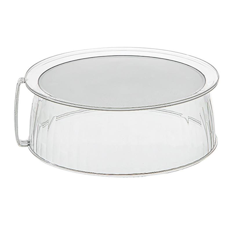 

Крышка для микроволновки, крышка для сервировочной тарелки, крышка от брызг в микроволновке, прозрачная гладкая поверхность с ручкой, 10-дюймовая крышка для микроволновки L