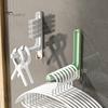 Stable Wall-mounted Clothes Organizer Hanger Storage Rack Space-Saving Wall-Mounted Adjustable Non-damaging Wall Holder Angle Large Load-Bearing