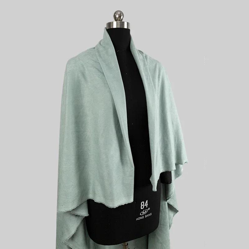 50x155cm Pure Polyester Material Frosted Suede Fabric Super Soft Ultra-fine Clothing Designer Cloth Apparel for Diy Sewing
