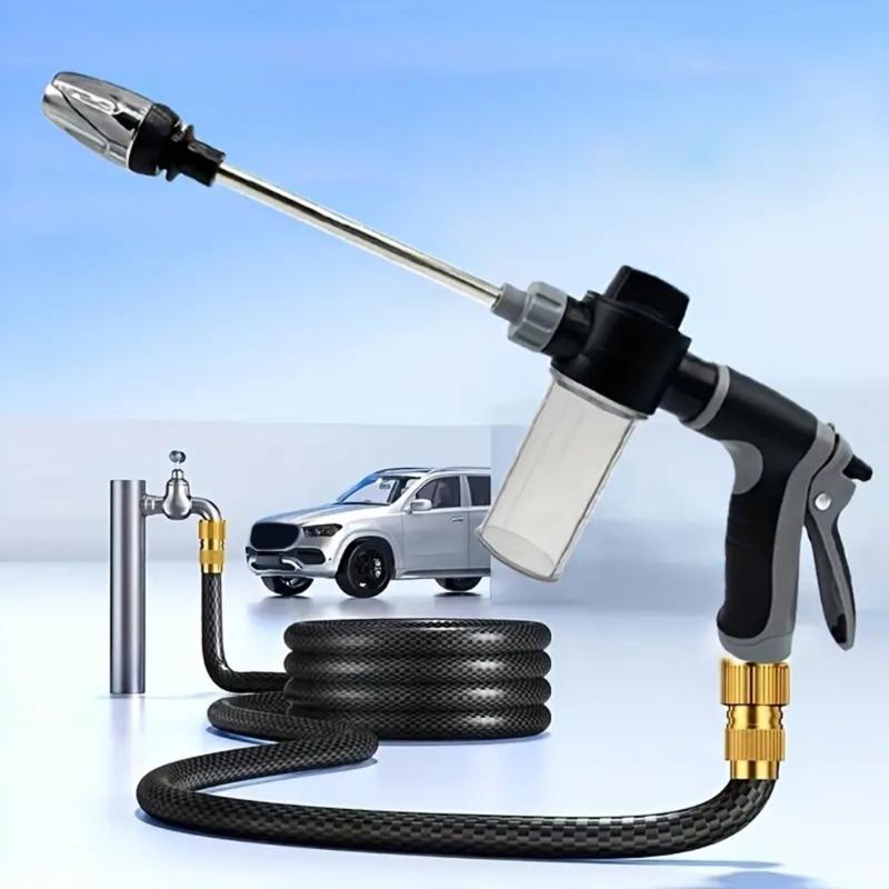 Heavy Duty Aluminum Alloy Water Sprayed Guns For Car Washing Garden Cleaning Featuring 10-20M Range And Universal Hose Compatibility