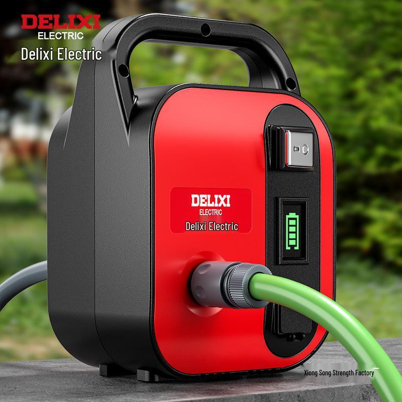 Delixi Electric Rechargeable Lithium Battery Water Pump for Rural Vegetable Garden & Agricultural Irrigation.
