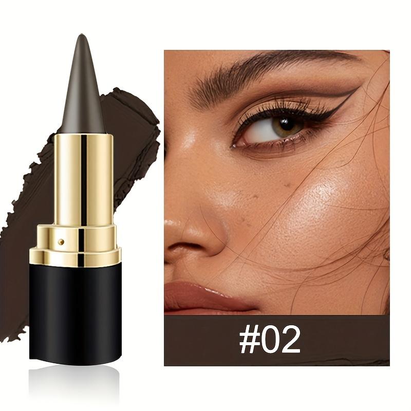 24 Stunden lang haltender Eyeliner-Gel-Stick - Mattes Finish, Schnelltrocknend, Wischfest & Wasserdicht in 4 Farben für makellose Tages- & Party-Looks