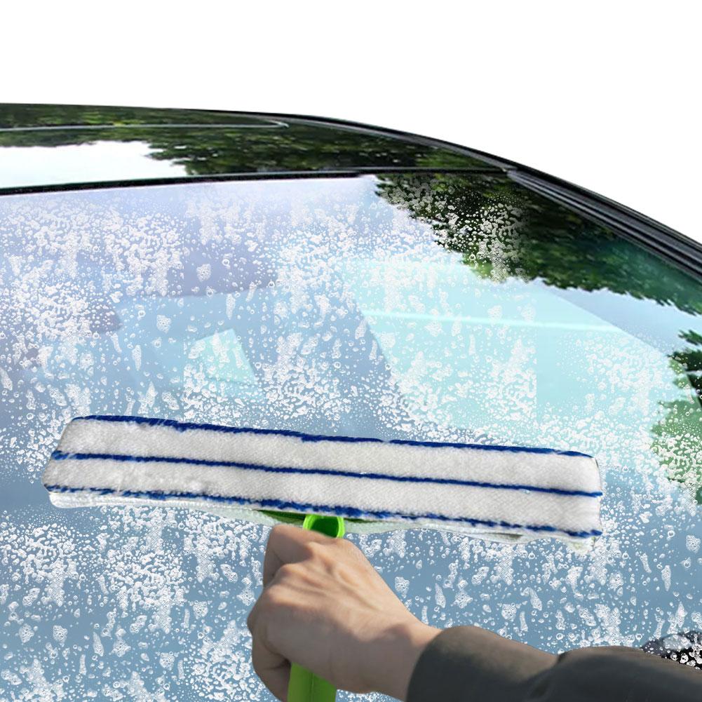 Silicone Window Squeegee Kit Reusable Multifunction Clean Scraper Anti-Slip Microfiber Cleaning Mop Car Cleaning Wiping Tools