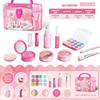 Children'S Play House Simulation Makeup Toys Girls Makeup Sets Non-Smearing With Storage Box Tools