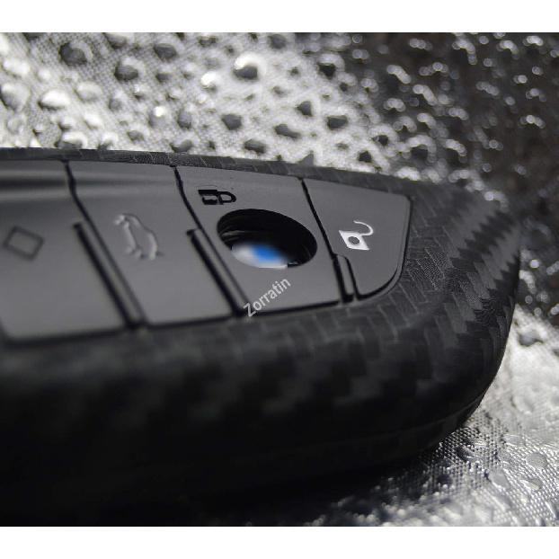 Silicone 3D Carbon Key Fob Cover for BMW 1 2 3 4 5 6 7 M Series X1 X2 X3 X3M X4 X4M X5 X6 M8 M7 M6 M5 M4 M3 M2 M1 M240i 330i 340i 430i 340i 840i Z4
