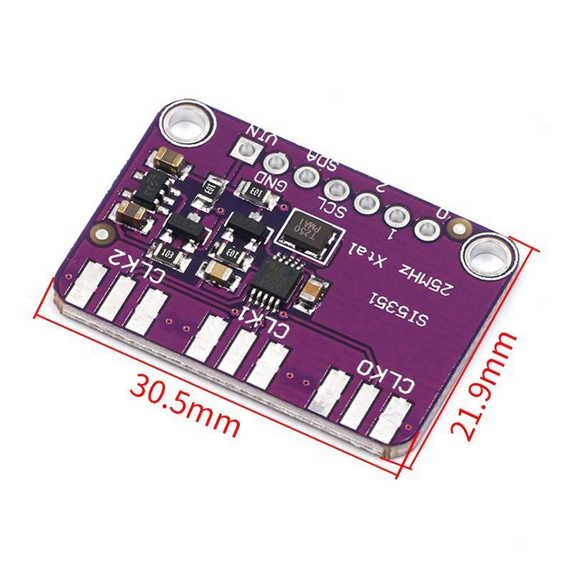1 Set Signal Generator Clock 8Khz-160Mhz Dc 3V-5V Cjmcu-5351 Si5351A Si5351 I2C Clock Generator Breakout Board Module