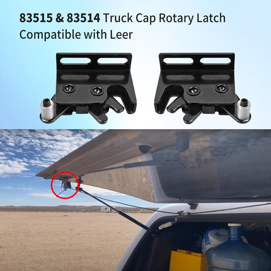 Truck Accessory for 100XL / 180XL 700 83515 83514 Replacement Door Rotary Latches Truck Caps Rotary Latch
