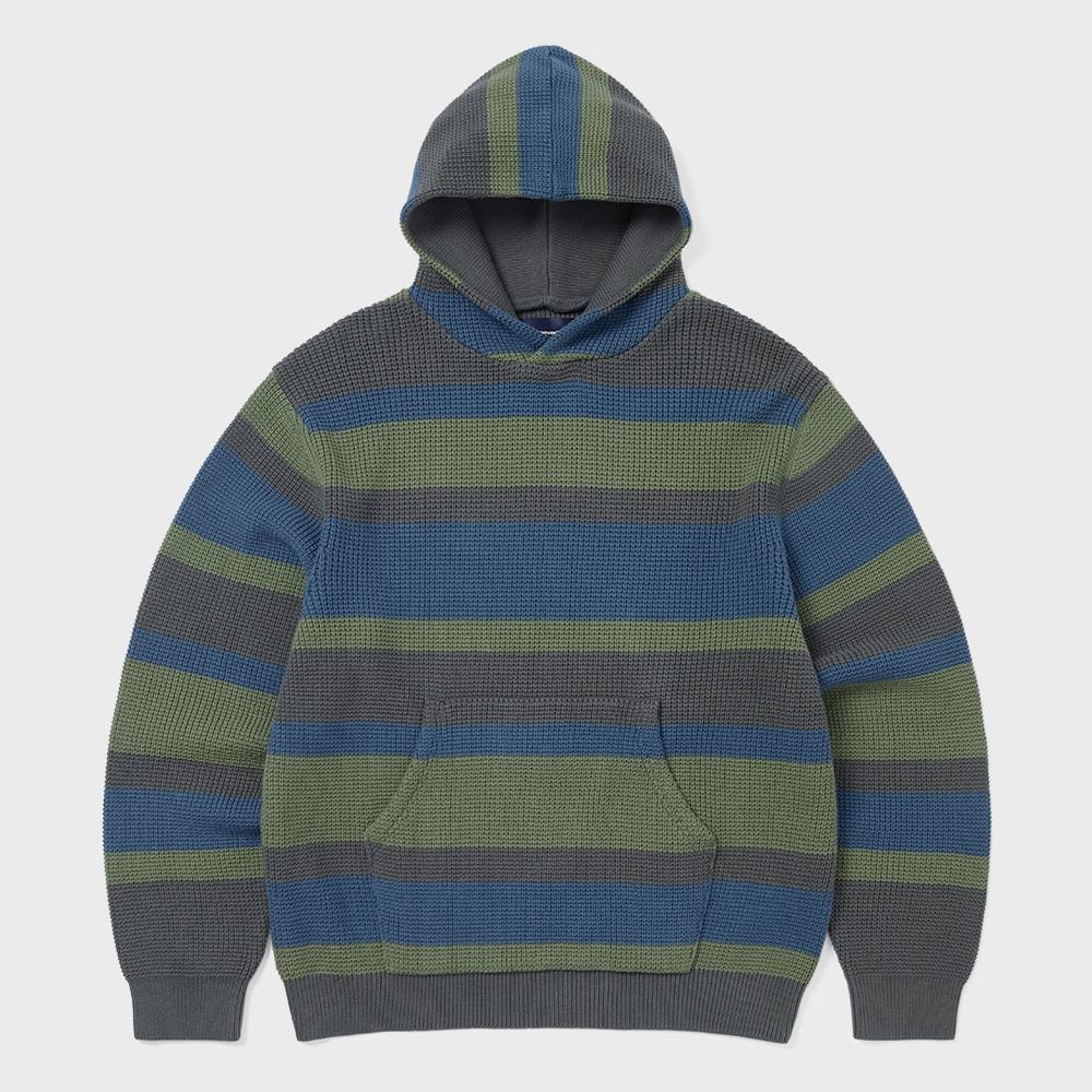 Эта Серая Худи В Полоску С Вафельной Вязкой S