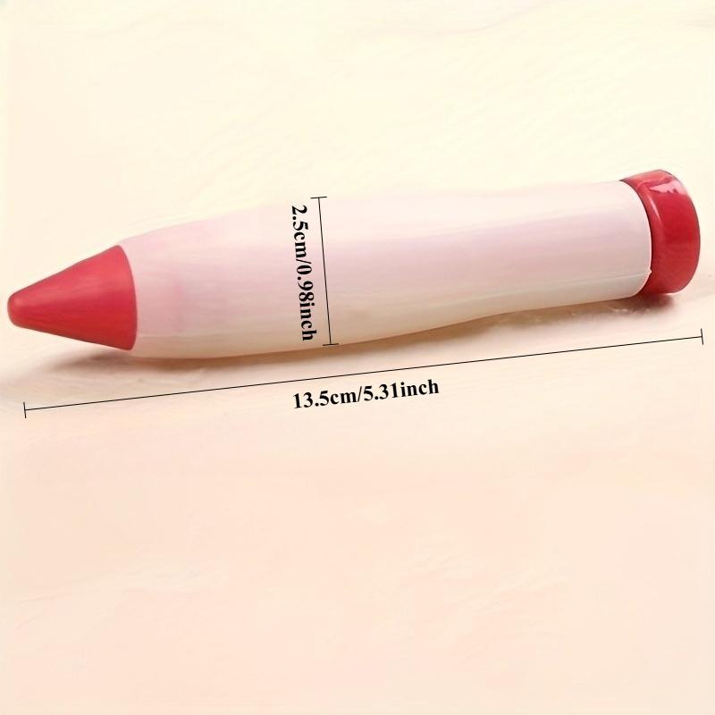 1Pcs Cake Cream Decorating Writing Pen Kitchen DIYSilicone Plate Paint Pastry Cookie Dessert Flower Squeezer Nozzle Syringe