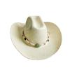 Westerse Cowboy Strooien Hoed dames Mode Grote rand cowboyhoed basin buiten reizen zonbescherming strooien hoed sombrero vaquero