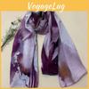 Cotton Doublesided Printed Gradient Scarves For Women Men With Warmth And Sun Protection
