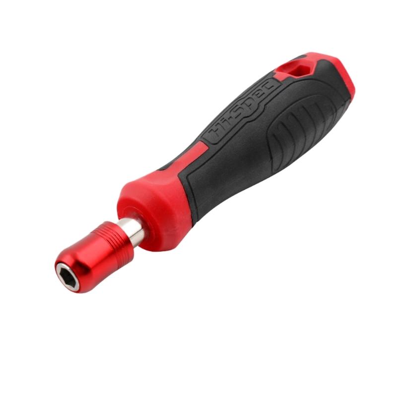 1/4inch (6.35mm) Ratcheting Screwdriver Bit Holder Handle Multifunctional Magnetic Bit Driver For Home Maintenance Tool