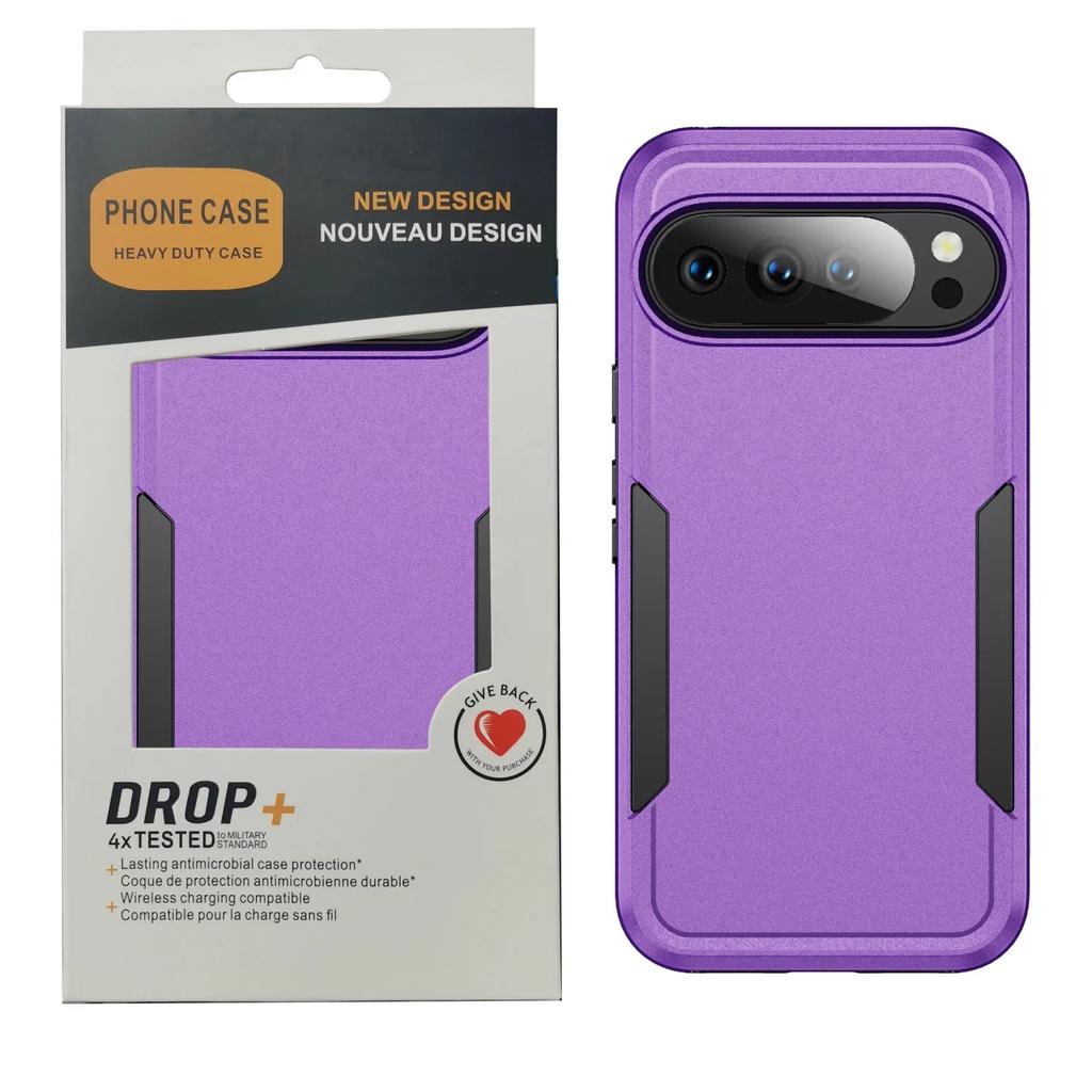 Heavy Duty Military Hybrid Dual Splicing Color Layer Case for IPhone 17 Air 16E 15 14 13 12 11 Pro Max Plus Rugged Armor Shockproof Hard Protect Cover