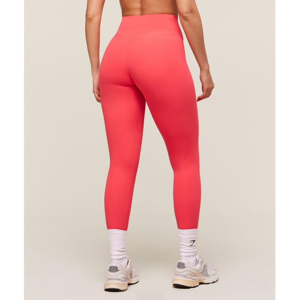 Gymshark Whitney Leggings Coral Red B3c6k Rb0y