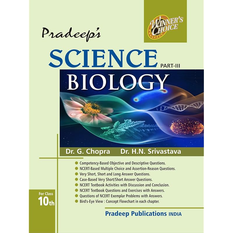 Pradeep'S Science Biology Part Iii For Class 10 Examination 202526