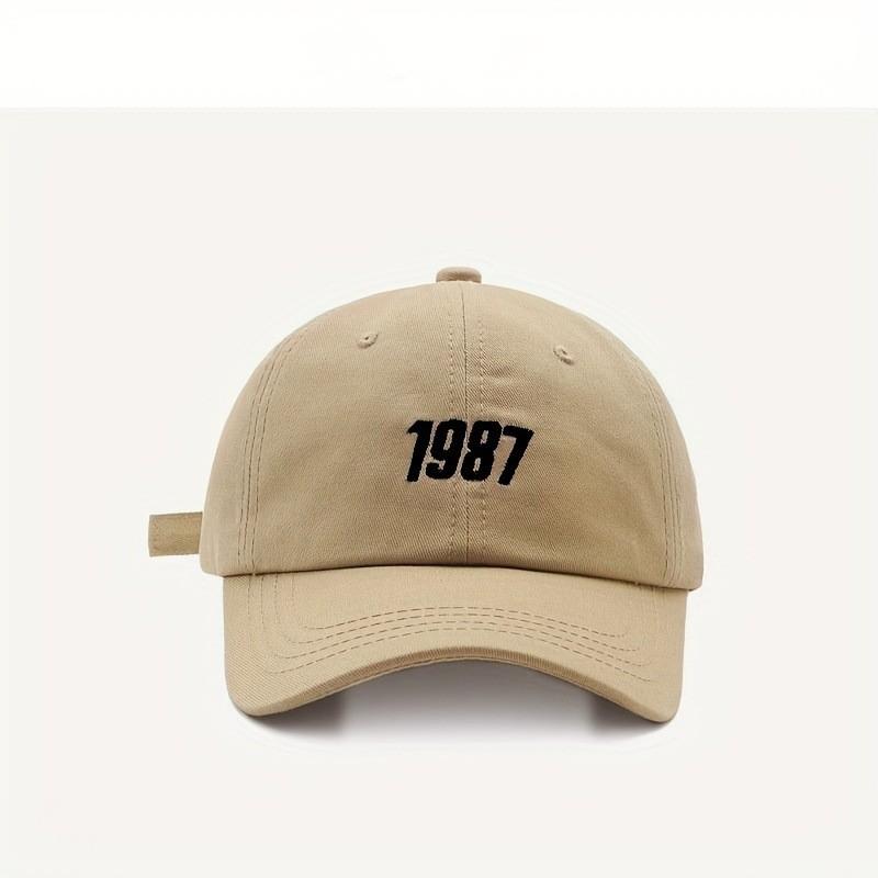 Fashionable Spring Summer Ins Cap For Men And Women With Embroidered Design And Adjustable Size