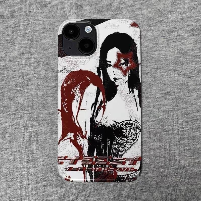 cartoon girl phone case for iphone 17 pro max 16 plus 15 14 13 11 silicone back cover for iphone 12 xr x xs shell bumper