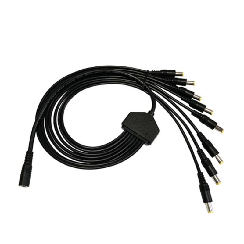 Power Splitter Cable 1 Female To 2/3/4/5/8/10 Male DC5.5mm X 2.1mm Splitter Extension Cable for CCTV Security Camera
