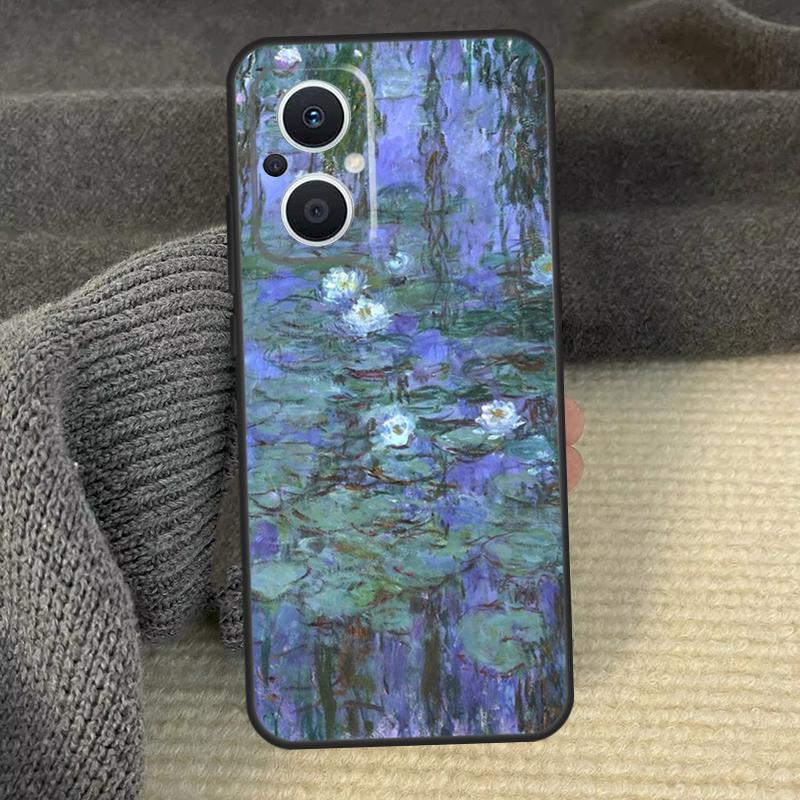 Claude Monet Art Painting Phone Case For OPPO Reno 12F 12 13 F 11 8T 7 8 10 Pro OPPO Find X5 Lite X3 X6 X8 Pro Cover
