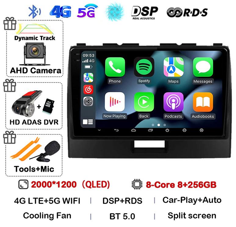 Android 14 Carplay For Suzuki Wagon R 2010 2011 2012 2013 2014 2015 2016 2017 2018 Car Radio Multimedia Video Player GPS Stereo