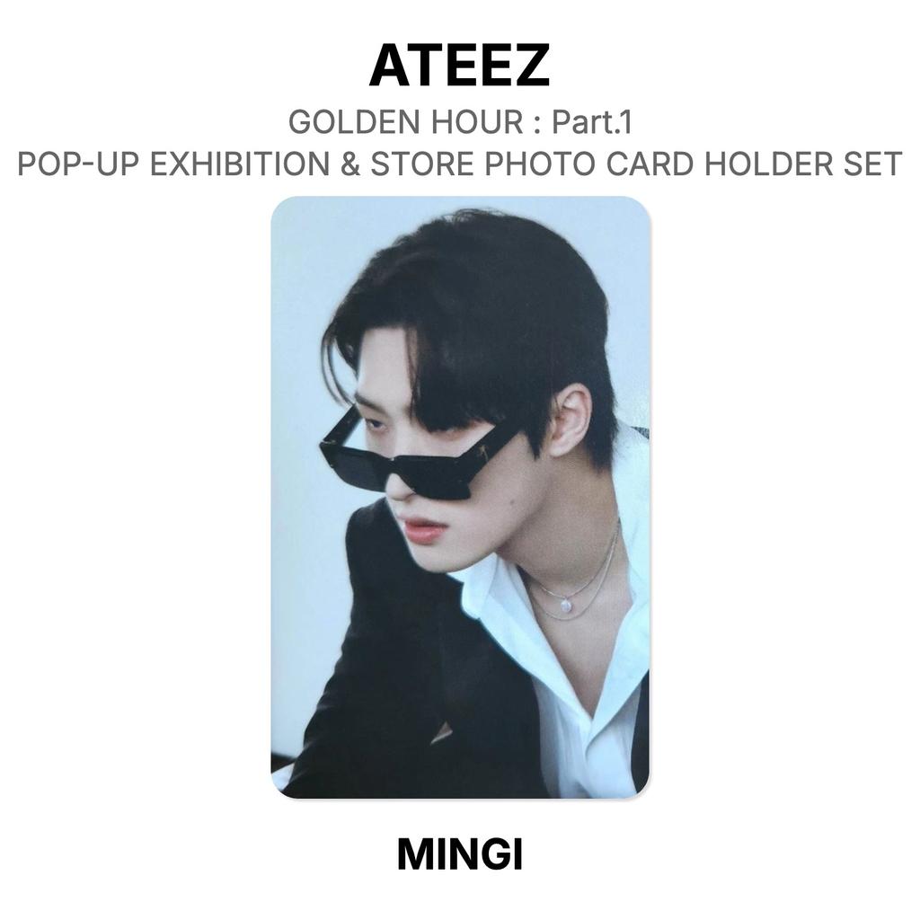 ATEEZ GOLDEN HOUR : Part.1 POP-UP EXHIBITION & STORE PHOTO CARD HOLDER SET Official Photocard