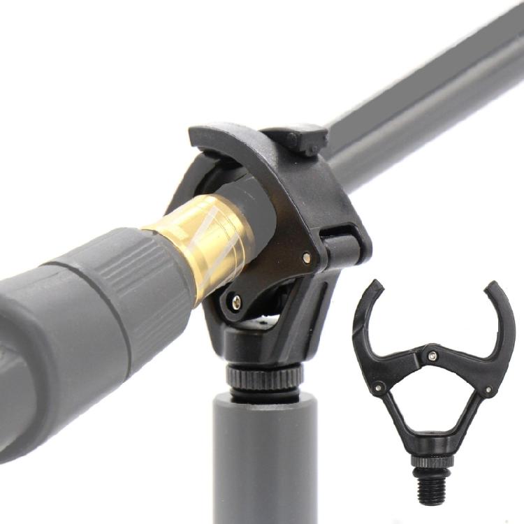 Portable Gripper Rest Holder Fishing Accessory Rod Gripper Rest Head 0.28in Thread Holder Head Universal Rod Holder