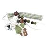 Fabric Bear Key Pendant Practical Bag Charm Multifuntional Key Accessory for Gifting on Holidays and Special Occasions