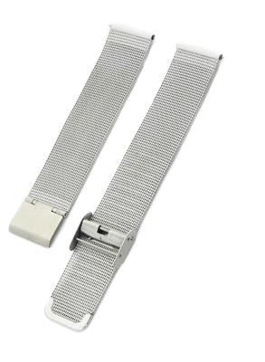 CASSIS Edelstahl Uhrenarmband ANGERS 20mm Silber mit Ersatzwerkzeug U1027304012020