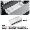 TESY For Tesla New Model YL Y Juniper Launch Model 3 Highland Rear Screen Storage Box Dashboard Bracket Tissue Box ETC Tray