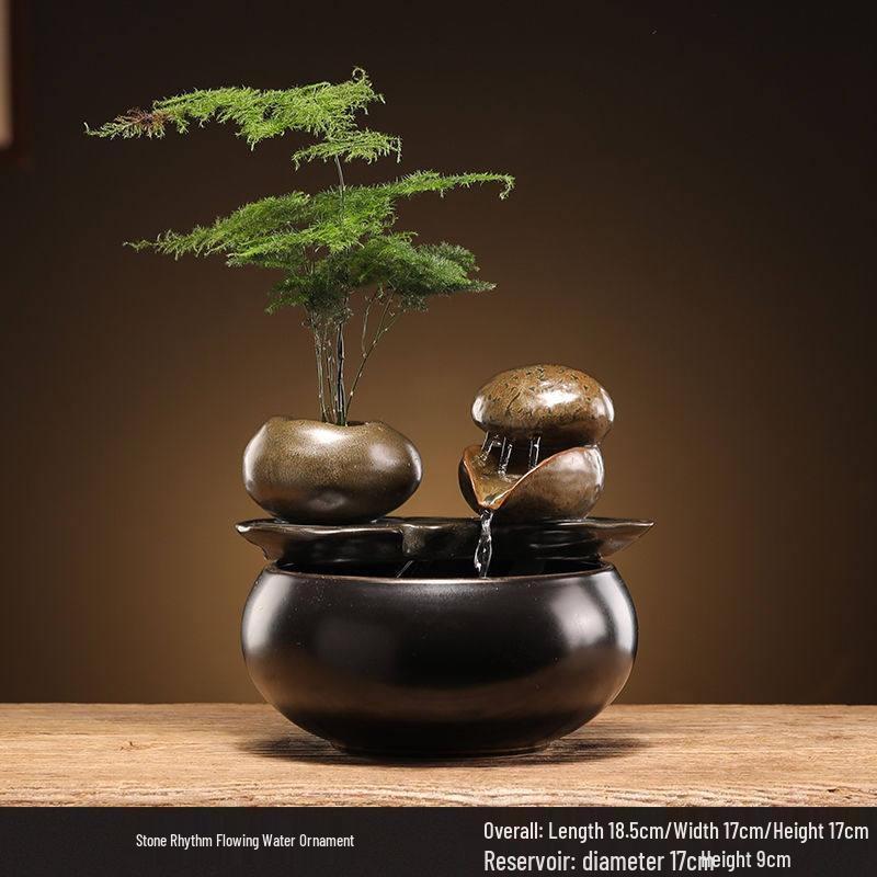 

HANDUNYOU New Chinese Style Flowing Water Ornament