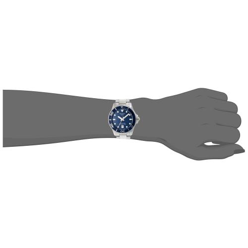 Tissot Men's Seastar 1000 Watch with Blue Dial and Bracelet, T1202101104100, Officially Imported