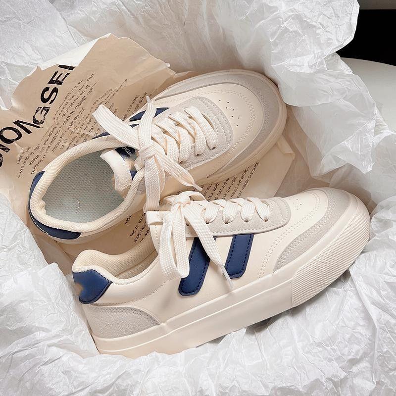 Niche design little white shoes women's spring and autumn new platform student sports board shoes women's shoes children's shoes versatile