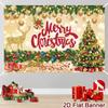 Merry Christmas Banner Backdrops Santa Claus Background Christmas Decorations 2025 for Home Navidad Natal Noel New Year 2026