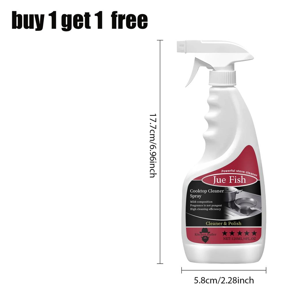 Hochleistungs-Fett- und Schmutzreiniger-Spray für Topf Pfanne Schwarzer Belag Backofen Ölfleck Küchengeschirr Dekontamination Kochfeldreiniger