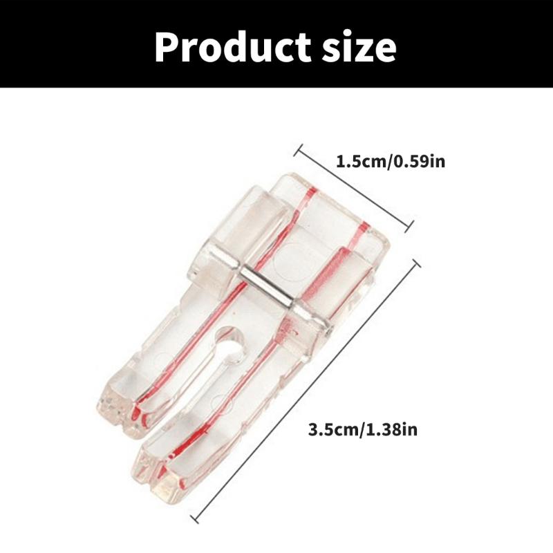 4 Pcs/Set Straight Stitching Foot Sewing Feet Sewing Machine Presser Foot Easy To Use Sewing Machine Foot