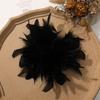 DIY Jewelry Simulated Flower Brooch Accessories Feather Fake Flower for Pin  Wedding
