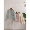 Honey J Non Collar Basic Tweed Jacket  3 Colors 
