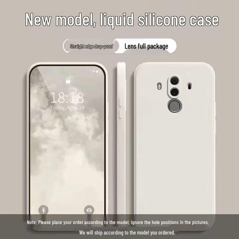 Huawei Mate10Pro Soft Case - Solid Color, Anti-Fall, Simple Rubik's Cube Design.
