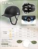 Bicycle Cap for Adults and SG Standard EN1078 High Breathable Stylish Cap Suitable for City and Adjustable Matte Black SG CertifiedIssufel Helmet,