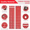Screw Nut & Bolt Thread Checker and Measuring Gauge