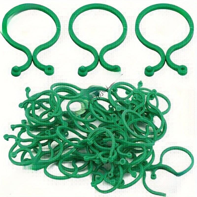 Gardening Figure-8 Buckle Plant Fixing Clips for Vegetables, Fruits, and Vines