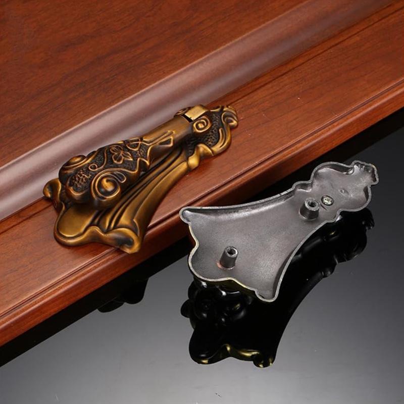 Comfortable Grip Retros Zincs Alloys Door Knocker for Rusts Proof Charm Simple Installation Suitable for Various Door