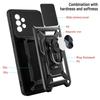Kryt na objektiv fotoaparátu Armor Slide pro Samsung Galaxy S24 S23 S22 S21 S20 Plus Note 20 Ultra A54 A53 5G S23 S20 FE Kryt s nárazníky