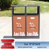 Vintage Outdoor High-End Trash Can for Parks, Hotels, and Antique-Style Communities